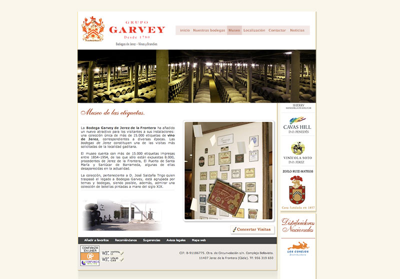 Web Grupo Garvey