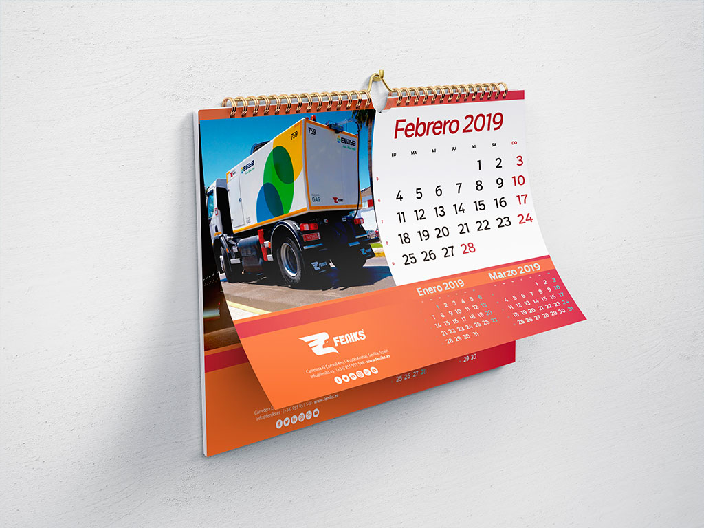Calendario Feniks 2019